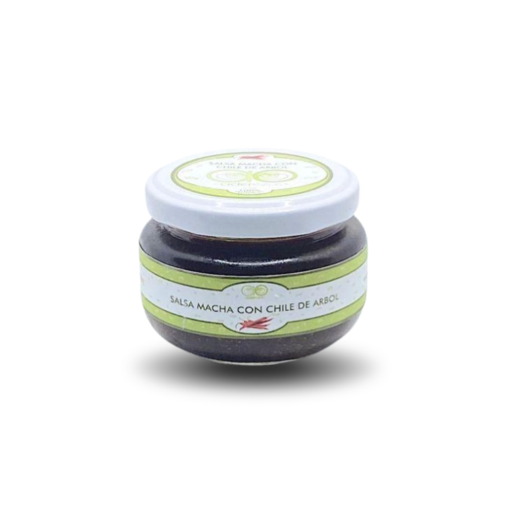 Salsa Macha con Chile de Árbol